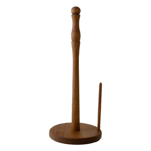 枝悟 中古风实木厨房纸巾架 文艺家居相思木卷纸架保鲜膜架免打孔