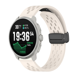 RUN松拓race2S手表硅胶9PEAKPRO折叠扣VERTICAL磁吸OCEAN透气表带