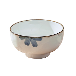 日式釉下彩陶瓷碗碟套装餐具家用2025新款米饭碗面碗汤碗盘子菜盘