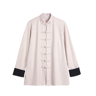 冬季太极服女款男款新款加厚蚕丝羊绒高端太极拳服装八段锦练功服