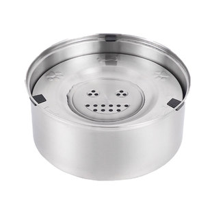 宠物漂浮水碗不锈钢304防黑下巴猫狗通用防打翻不湿嘴悬浮饮水器