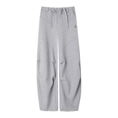 慵懒松弛感裤子垂感卫裤