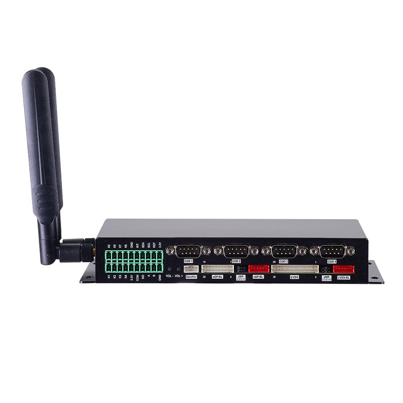视觉售货工控主机RK3399双网口485和232串口多GPIO DI DO外置点屏