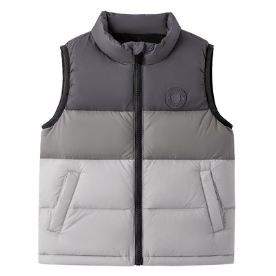 贝肽斯儿童立领羽绒马甲抗菌保暖