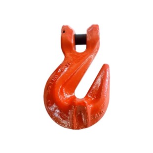 链条羊角抓钩G80带翅扣链条拉紧钩子捆绑吊石头起重卡链条吊钩子