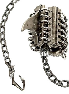 IIIMIII爪牙形暗黑链条戒指手链