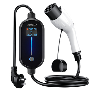 适用于吉利星愿新能源便携式7kw充电枪家用随车充3.5kw充电桩16A