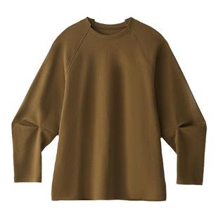 ZzZHANG【羊角袖设计】春秋oversize卫衣T恤女长袖宽松休闲