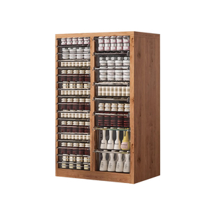 抽屉式收纳柜美妆零食美甲多层置物柜卧室化妆品喂养台落地储物柜