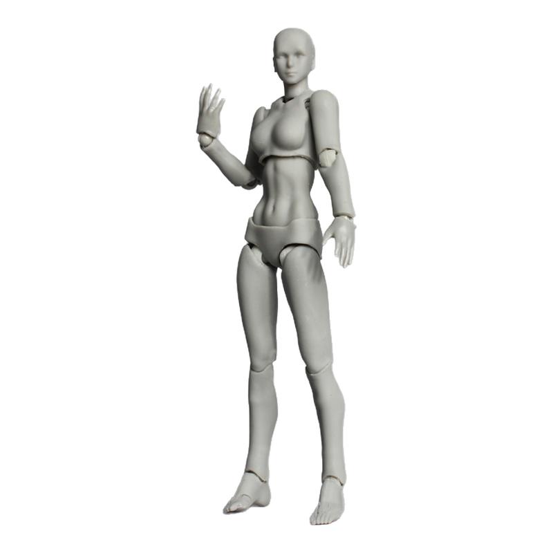 2.0升级款人体模型绘画参考素描精工人体模型1/12人偶关节可动人