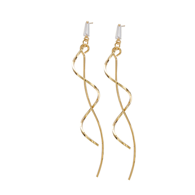 【简约线条感流苏】【耳环配饰】