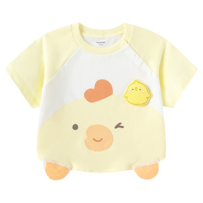 巴拉巴拉宝宝夏季短袖t恤纯棉