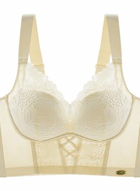 爱戴蛋白氨基酸塑形内衣女小胸薄款无钢圈玫瑰按摩精油调整型文胸