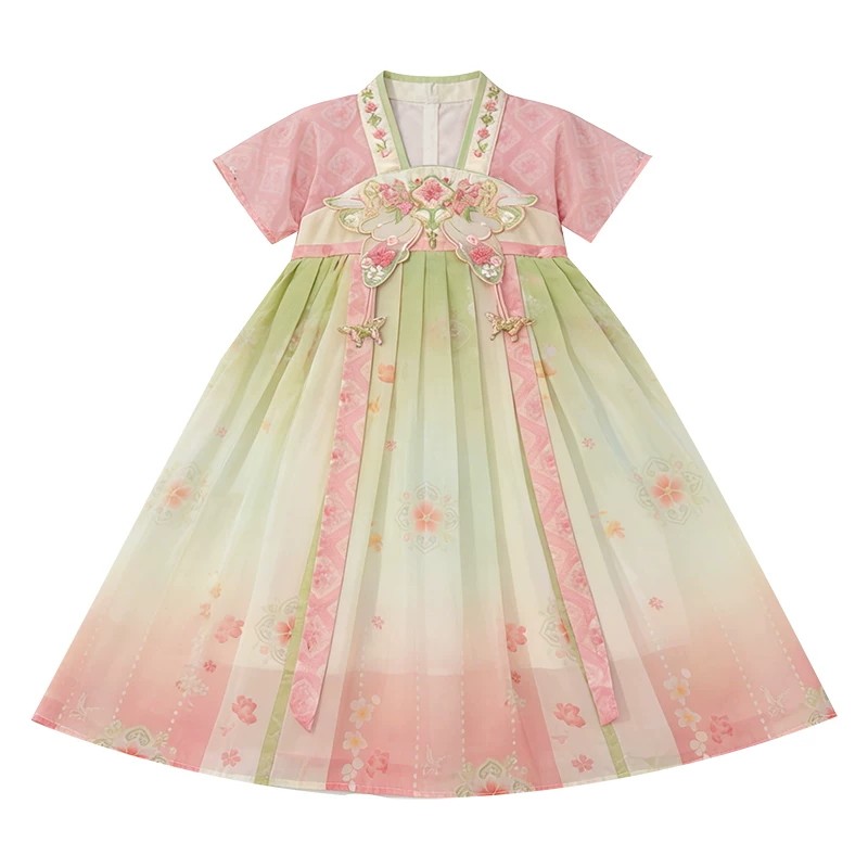 女童汉服夏装连衣裙儿童夏季古装