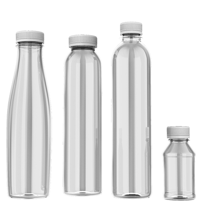 500ml一次塑料榨汁带盖奶茶瓶