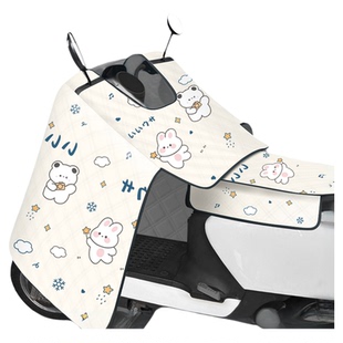 电动车挡风被夏季全包防晒遮阳罩电瓶摩托车四季通用防水防风薄款