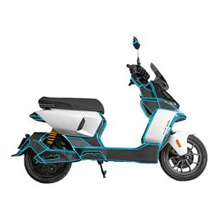 适用九号机械师二代MMAX2 110P碳纤维贴纸PVC保护贴膜电动车改装