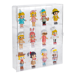 盲盒收纳展示架手办展示盒收纳盒壁挂透明亚克力模型玩偶挂墙陈列