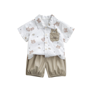 2026款男童套装夏装宝宝纯棉衣服