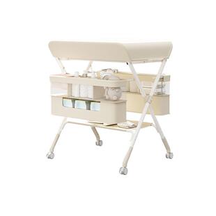 尿布台婴儿护理台多功能可折叠新生儿换尿布抚触洗澡全包围护理台
