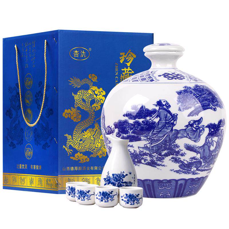 53度清香型高档白酒纯粮食酒坛装
