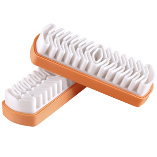 麂皮鞋刷绒面清洁翻毛皮专用硅胶擦鞋神器家用软毛洗鞋刷深层去污