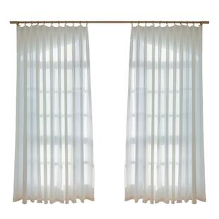 镜面纱窗帘纱帘透光不透人客厅阳台日式防晒隔热遮阳飘窗白纱窗纱