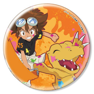 数码宝贝徽章吧唧冰箱贴亚古兽加布兽八神太一动漫周边二次元谷子