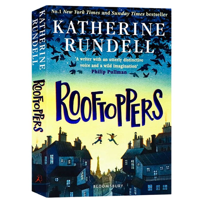 屋顶上的索菲英文原版小说 Rooftoppers 女孩坚信母亲尚在人间追寻亲情 Katherine Rundell 中小学生英语阅读文学素养提升