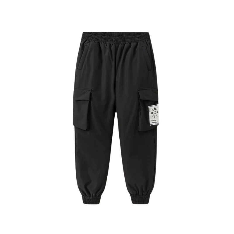 巴拉巴拉男童羽绒裤中大童防寒长裤儿童休闲保暖裤冬装新款童装厚