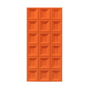 PU九宫格轻质空心砖隔断PU水泥构件隔断背景墙潮流室外防水装饰板