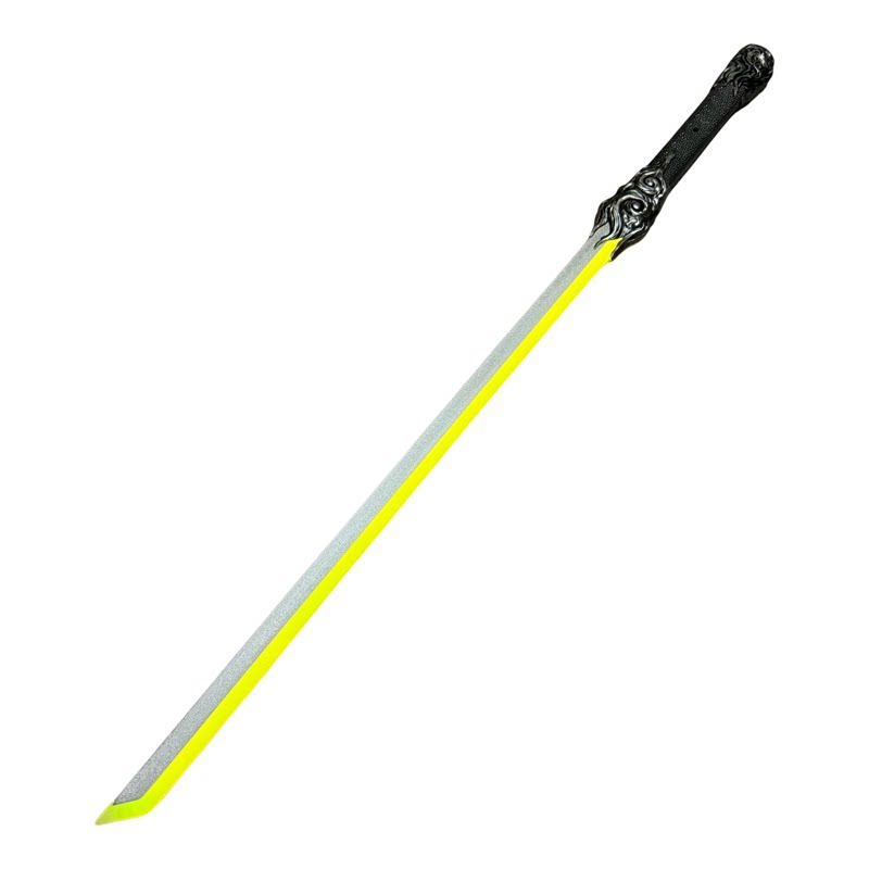 发光唐横刀儿童玩具绝地武士激光剑古风仙气道具木剑武术训练刀