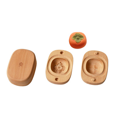 山舍柿糕原创木质烘焙中秋月饼