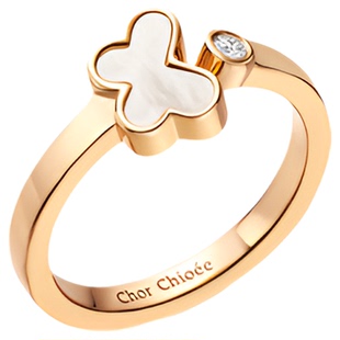 杜蔻蝴蝶戒指贝母高级感轻奢戒指手饰新年礼物生日礼物送女友