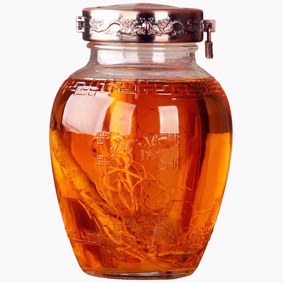 复古风珍藏酒大泡泡菜泡酒玻璃瓶