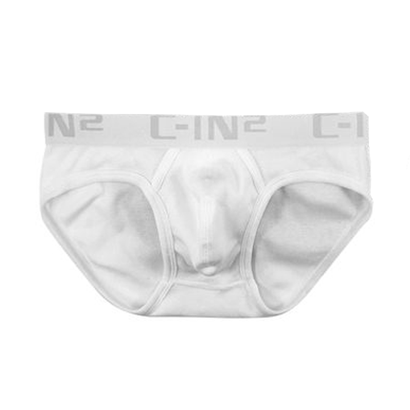 cin2男士纯棉三角裤提型显大内裤