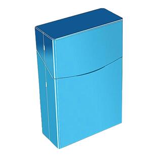 20支装铝合金烟盒便携男粗支软硬包通用防水防潮高档磁吸翻盖烟盒