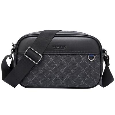 印花通勤旅行男包斜挎包商务风