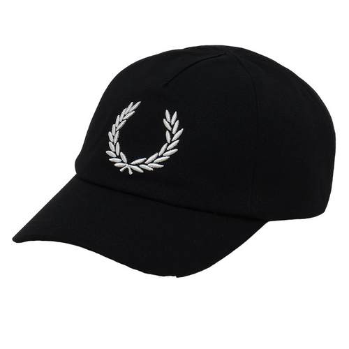 FRED PERRY男士休闲帽子2025冬季圆顶弯檐麦穗刺绣棒球帽潮W1294