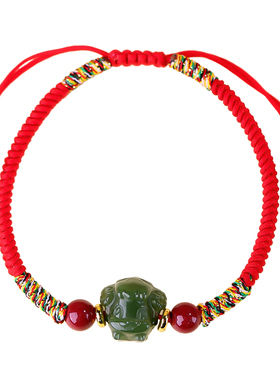 十二生肖本命年红绳手链