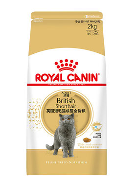 皇家猫粮BS34美英国短毛布偶成猫