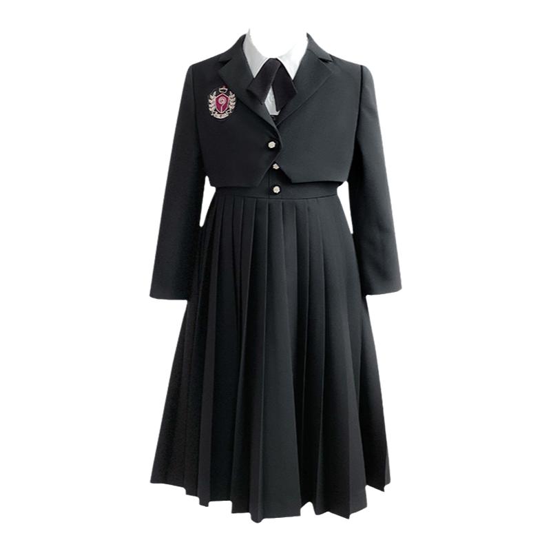 pureshare蓬纱馆 女童学院风套装儿童演讲礼服裙英伦连衣裙两件套