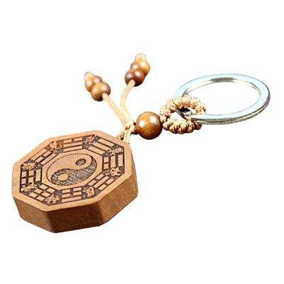 泰山福缘阁肥城桃木随身钥匙扣