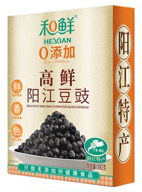 和鲜阳江土黑豆纯发酵豆豉380g