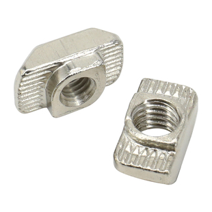 欧标t型螺母M3M4M5M6M8铝型材配件螺帽船型锤头20/30/40/45镀镍