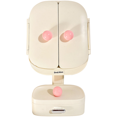 桌面轻奢高级梳妆台化妆镜