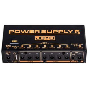 JOYO单块效果器电源JP05户外充电电源8路降噪9V12V18V移动电源