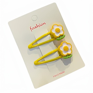 (女生发饰可爱BB夹)女童发夹碎发夹宝宝发卡小兔子不伤发刘海夹