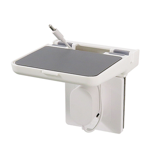 丽博尔监控摄像头支架路由器置物架收纳架  适用于 360云台摄像头支架免打孔不粘胶放置台壁挂插座架