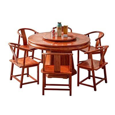 古尚古新中式榫卯结构全实木餐桌